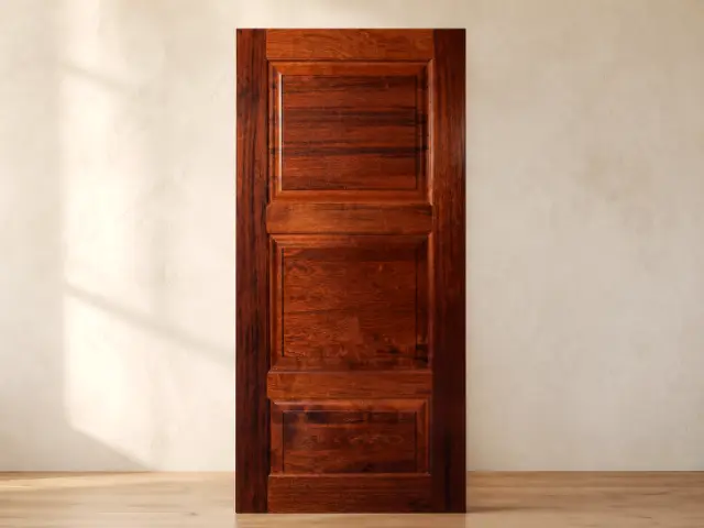 Merbau Timber Door, design reference D08.