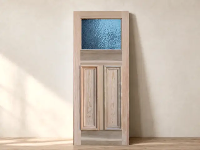 Western Red Cedar Timber Door, design reference D10.