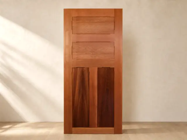 Western Red Cedar Timber Door, design reference D13.