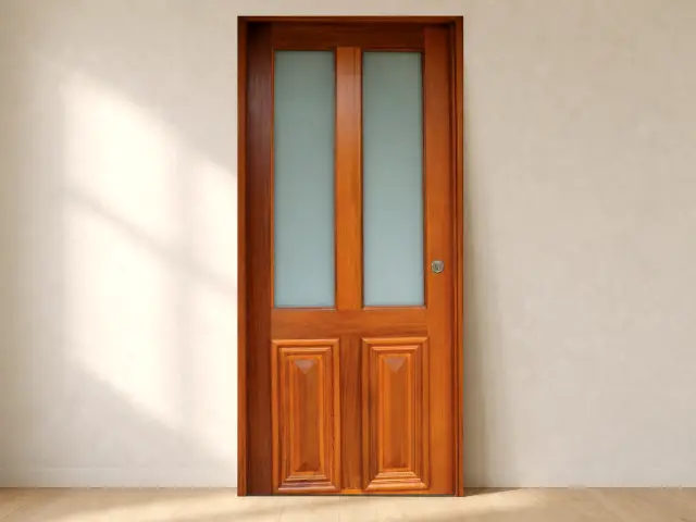 Western Red Cedar Timber Door, design reference D19.