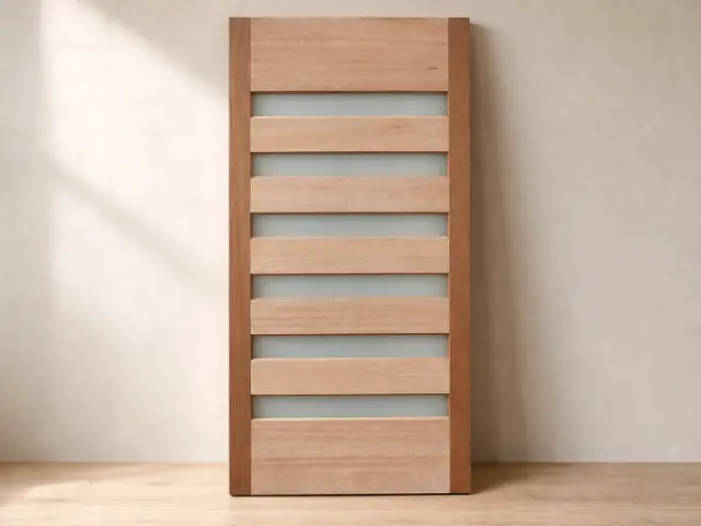 Meranti Timber Door, design reference D26.