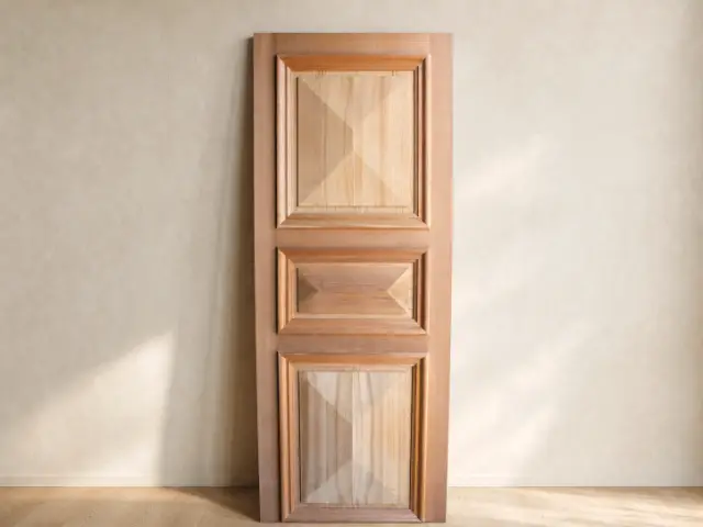 Western Red Cedar Timber Door, design reference D32.
