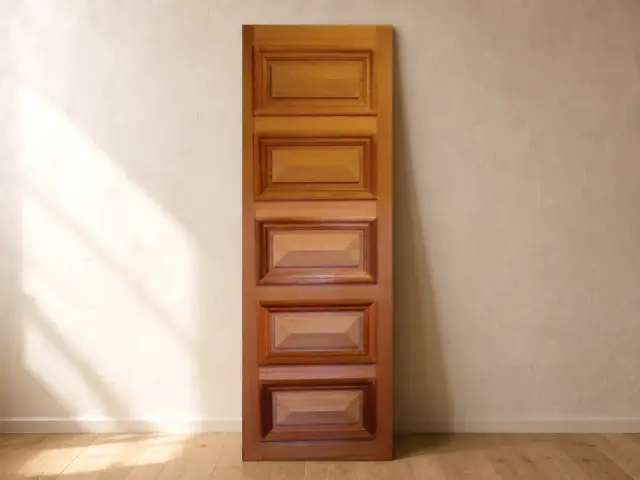 Western Red Cedar Timber Door, design reference D33.
