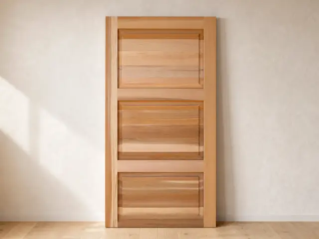 Western Red Cedar Timber Door, design reference D38.