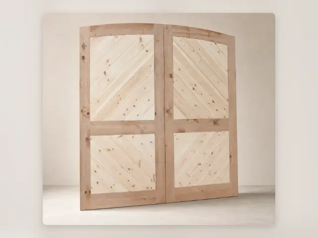 Shiplap Timber Door — Baltic Pine, design reference D41.