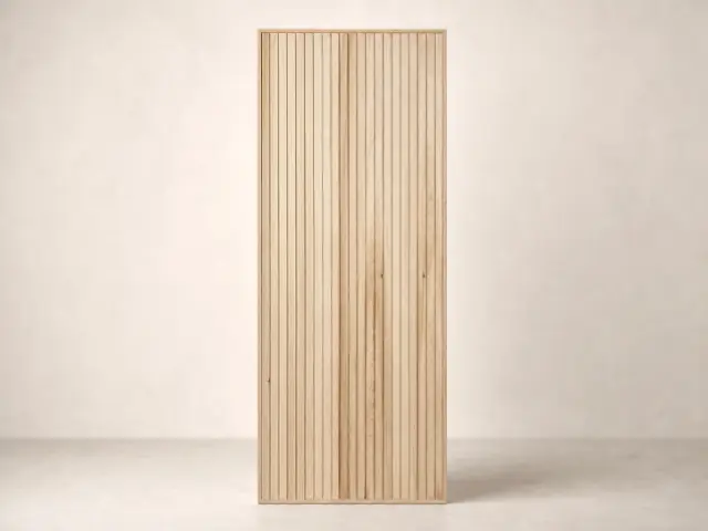 Shiplap Timber Door — Western Red Cedar, design reference D47.
