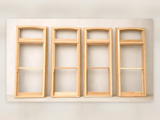Single/Double Hung timber window, design reference W01.