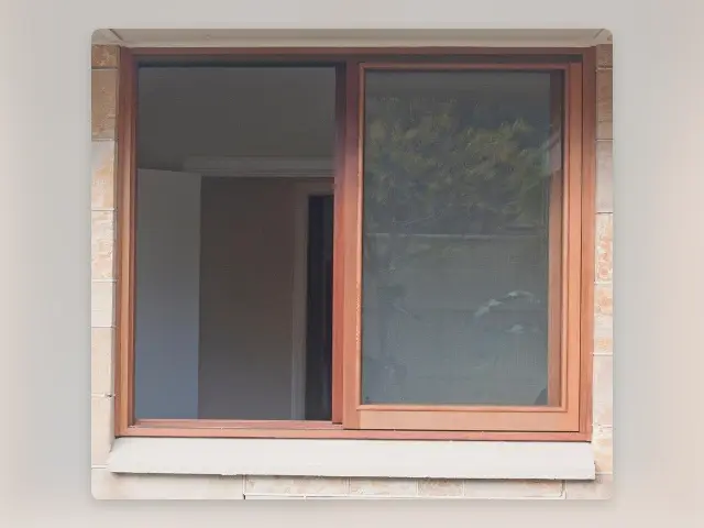 Sliding timber window, design reference W12.