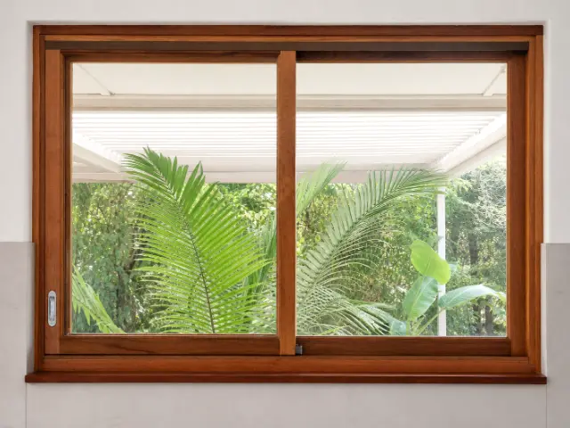 Sliding timber window, design reference W15.