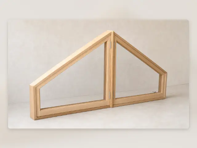 Casement timber window, design reference W19.