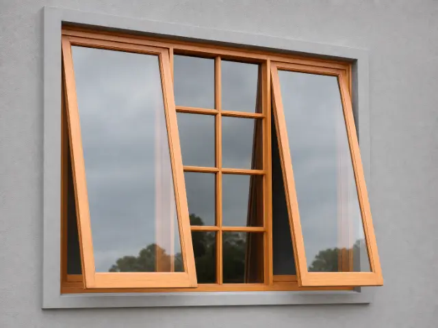 Awning timber window, design reference W27.